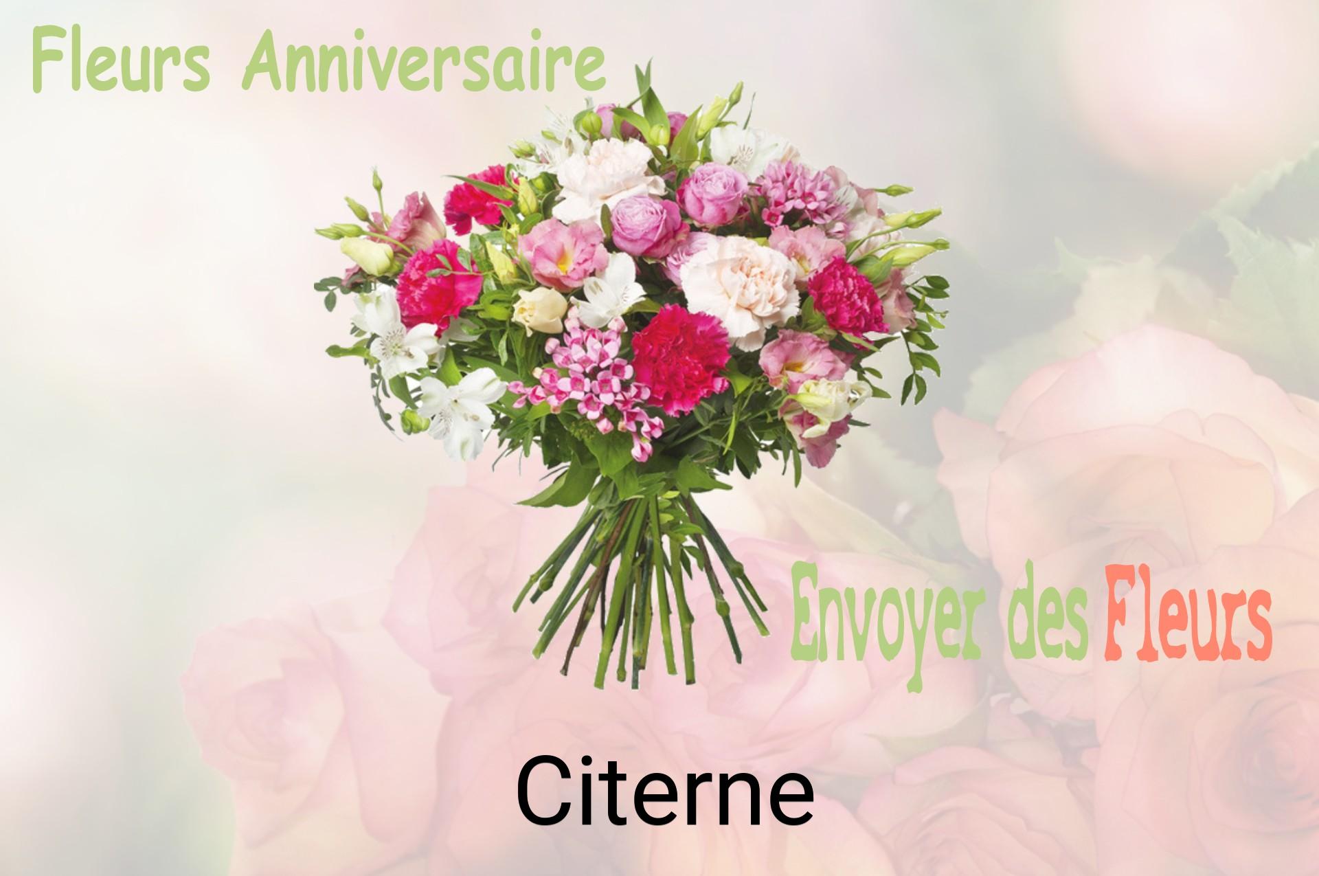 Bouquet de fleurs d’anniversaire livré à Citerne
